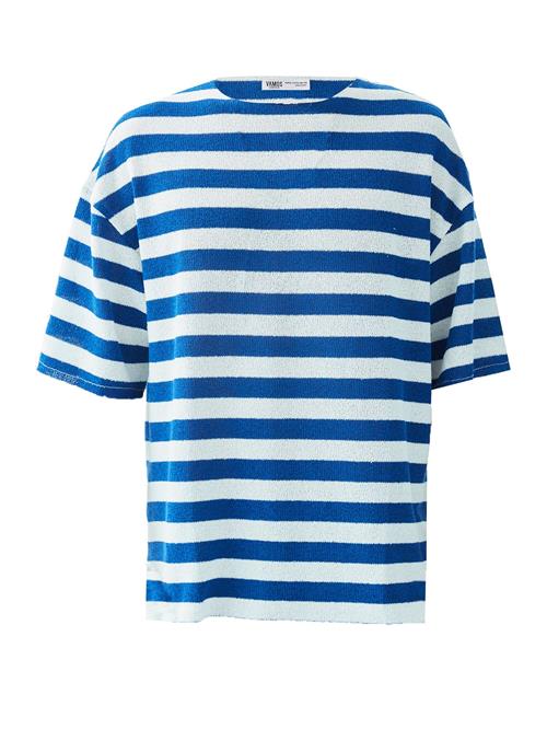 VAMOS CLO Bluser & t-shirts  blå / hvid