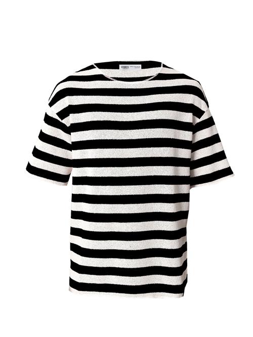 VAMOS CLO Bluser & t-shirts  sort / hvid