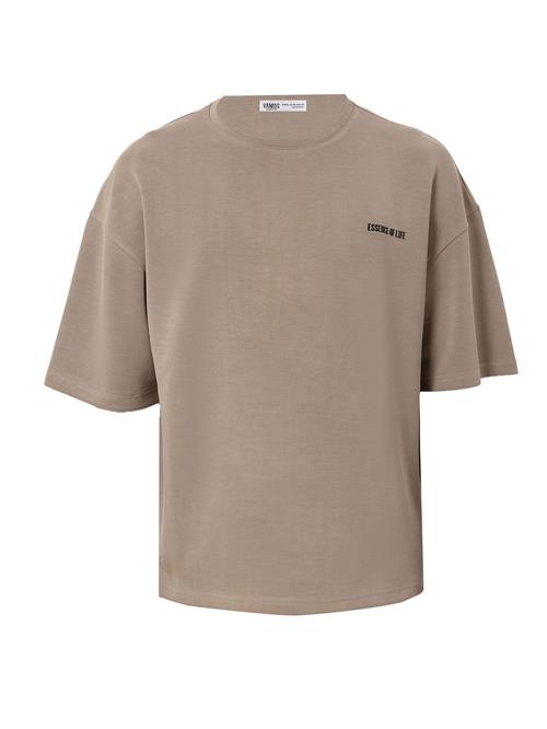 VAMOS CLO Bluser & t-shirts 'Japanese Iris'  lysebrun / sort