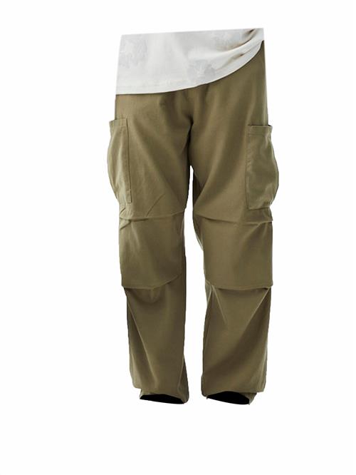 VAMOS CLO Cargobukser  khaki