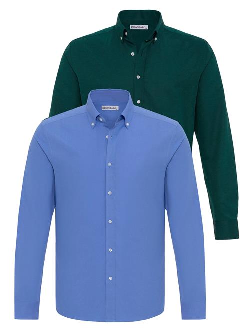 Dandalo Skjorte  blå / mørkegrøn