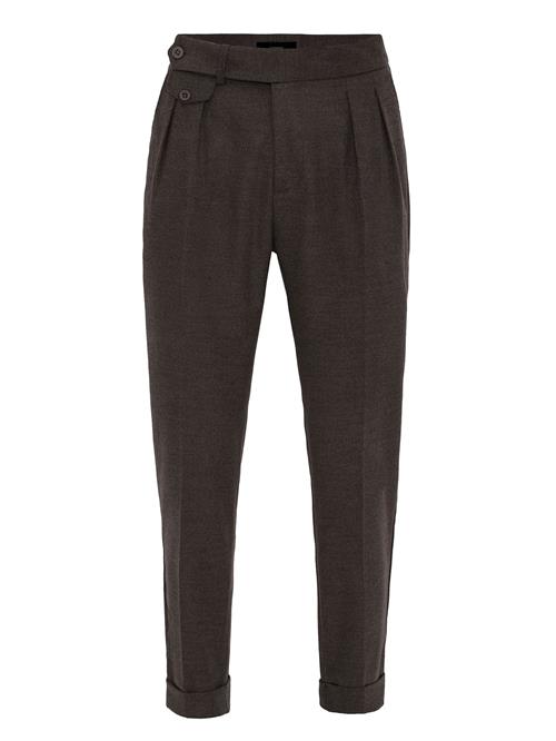 Antioch Bukser med lægfolder  brun