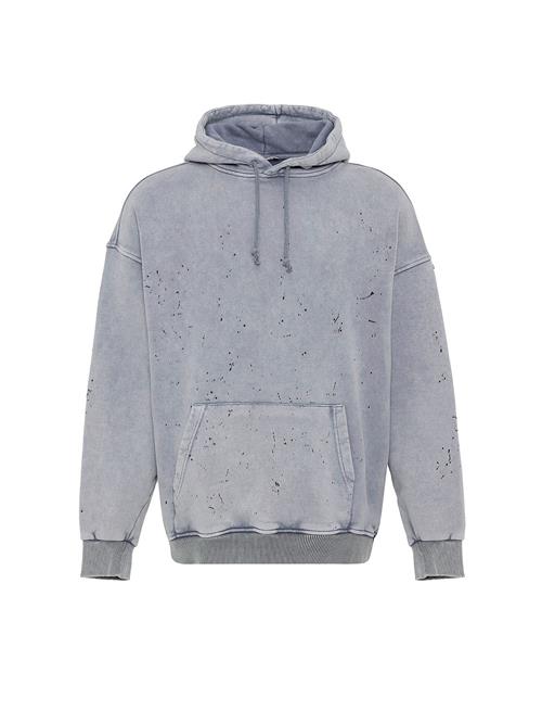 VAMOS CLO Sweatshirt  lysegrå / sort