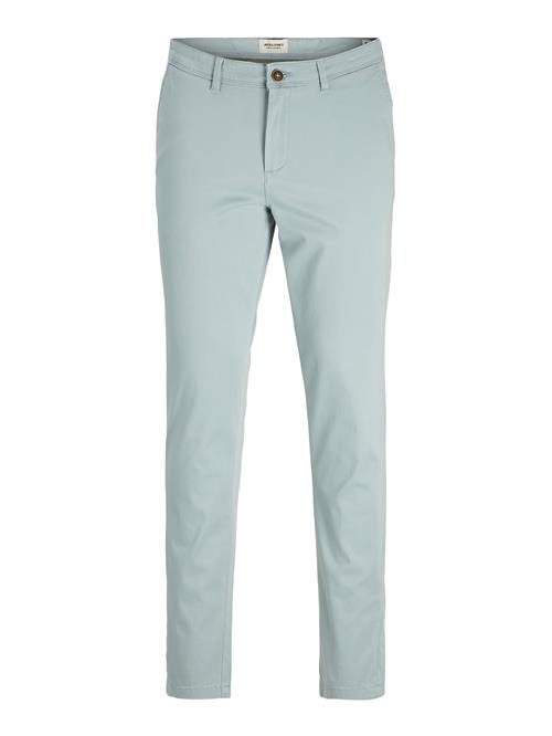 JACK & JONES Lærredsbukser 'MARCO BOWIE'  lysebrun / mint / pastelgrøn