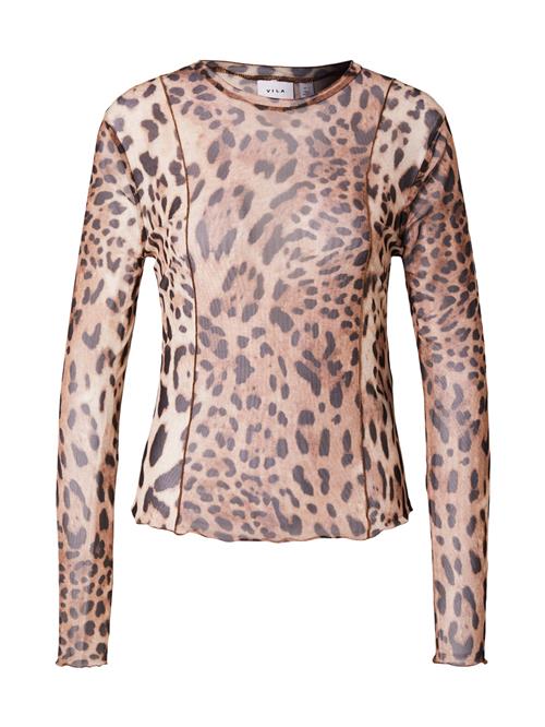 VILA Shirts 'Ninna'  brun / lysebrun / sort