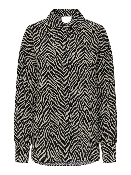 ONLY Bluse 'ONLKATTY'  greige / sort