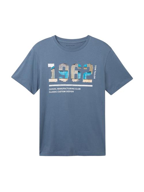 TOM TAILOR Bluser & t-shirts  beige / azur / opal / hvid