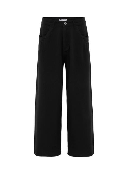 Dandalo Bukser med lægfolder  sort