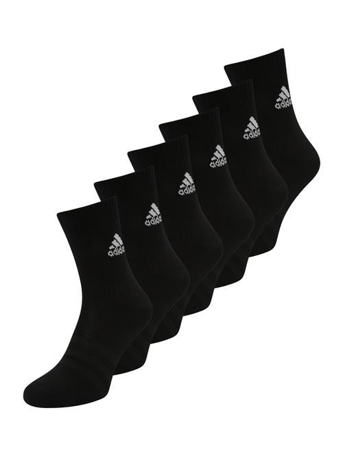 ADIDAS PERFORMANCE Sportssokker 'Cushioned Sportswear Crew 6 Pairs'  sort / hvid
