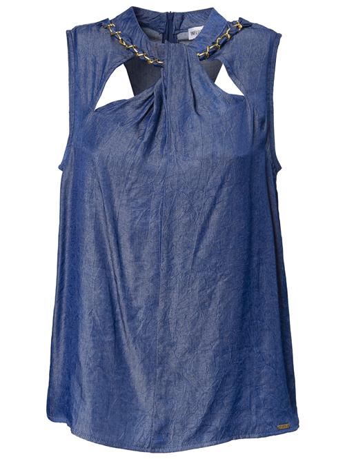 Influencer Bluse  blue denim