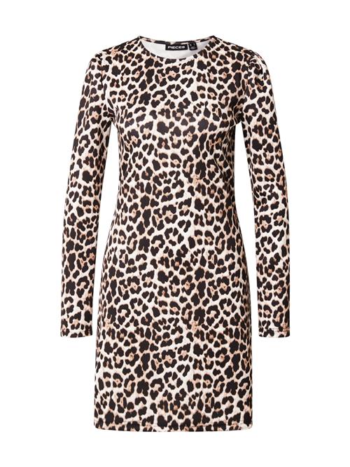 PIECES Kjole 'PCJilly'  ecru / brokade / sort