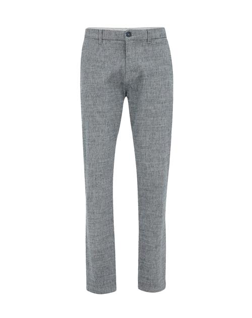 WE Fashion Lærredsbukser  blå-meleret