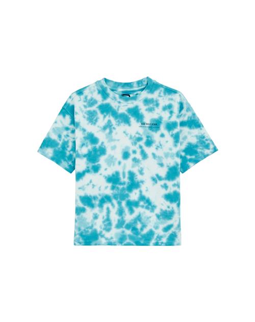 WE Fashion Shirts  neonblå / mørkeblå / offwhite