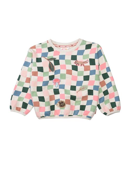 STACCATO Sweatshirt  creme / royalblå / mint / lyserød