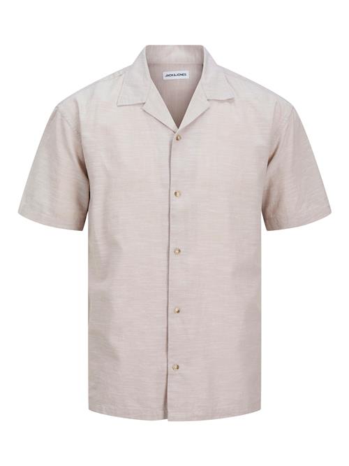 JACK & JONES Skjorte 'JJSummer Resort'  lysebeige