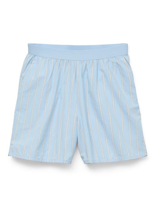 VERO MODA Bukser 'VMCharlotte'  mørkebeige / lyseblå / hvid