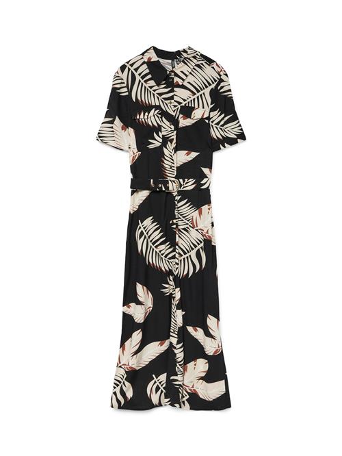 VERO MODA Blusekjole 'VMEASY'  beige / brun / sort / hvid