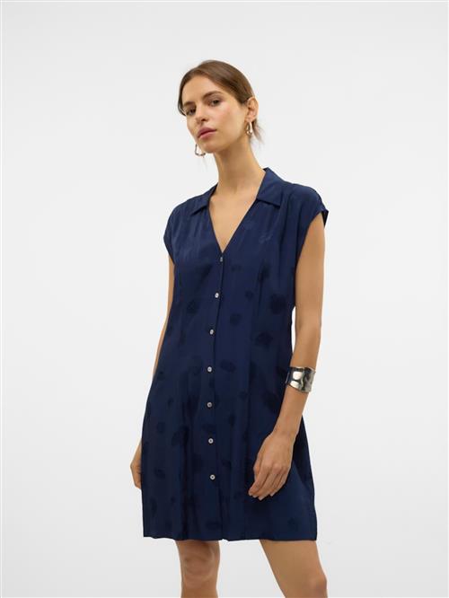 VERO MODA Blusekjole  navy
