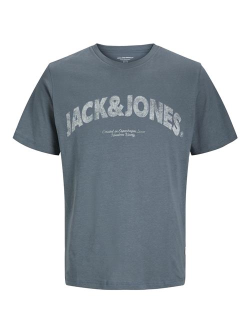 JACK & JONES Bluser & t-shirts 'JORAlmeria'  dueblå / offwhite