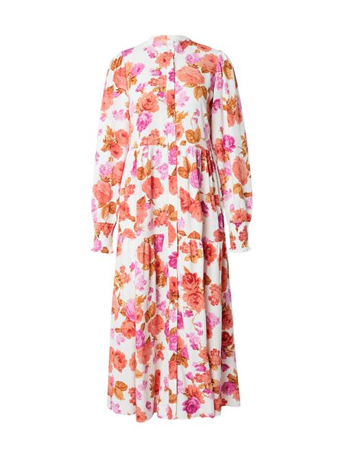 YAS Blusekjole 'YASAsina'  oliven / orkidee / koral / hvid