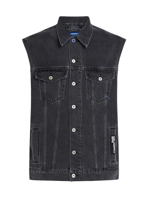 KARL LAGERFELD JEANS Vest  royalblå / sort / black denim