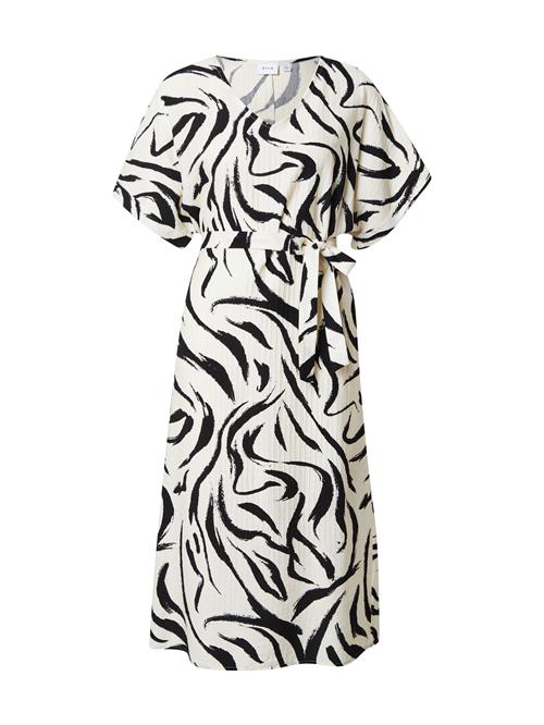 VILA Kjole 'VIClo'  lysegrå / sort