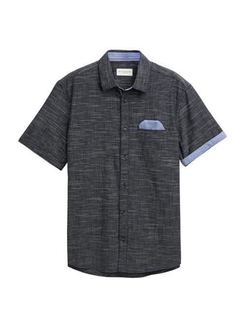 TOM TAILOR Skjorte  marin / hvid