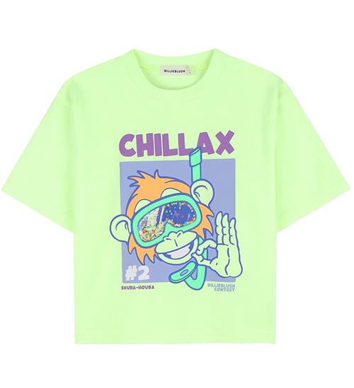 Billieblush T-shirt - Green Lemon m. Print