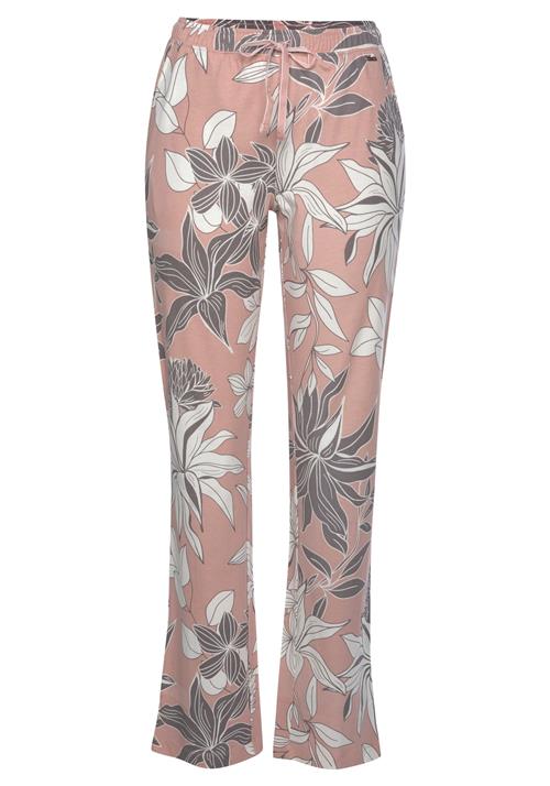 LASCANA Pyjamasbukser  taupe / gammelrosa / hvid