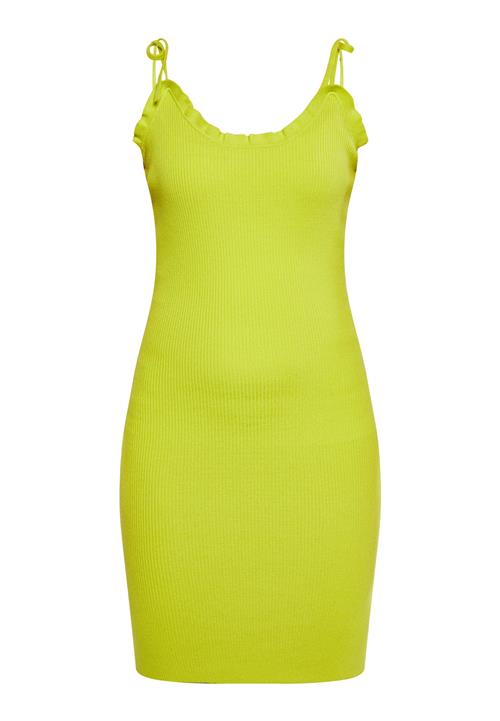 MYMO Strikkjole  lime