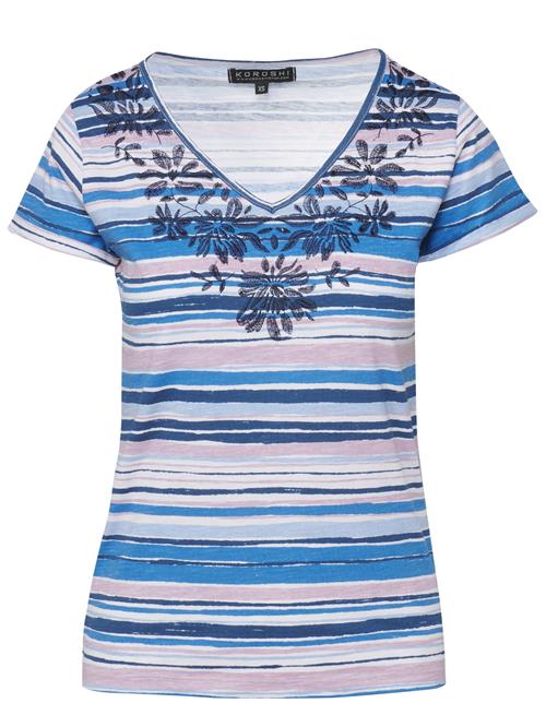 KOROSHI Shirts  blå / lyseblå / lyserød / hvid