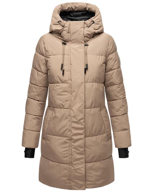 MARIKOO Vinterfrakke 'Kaituu XVI'  mørkebeige / sort