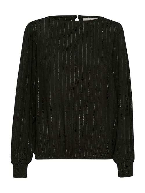 Kaffe Bluse 'KA Liv'  sort / sølv