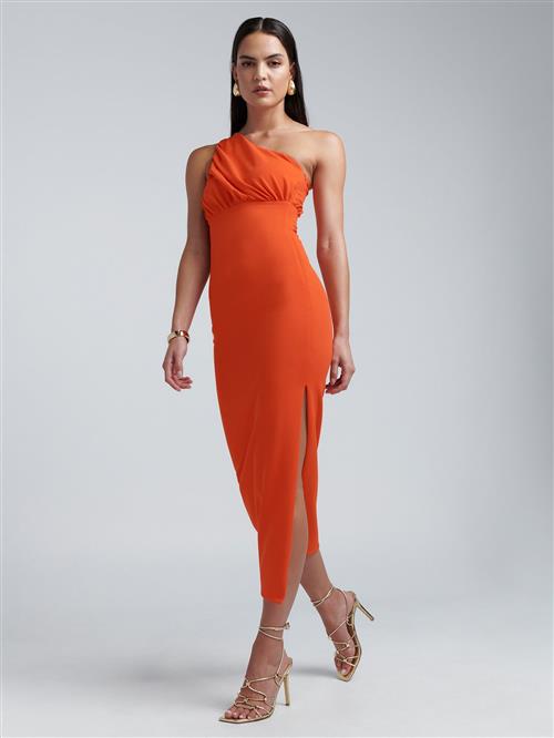 BWLDR Coctailkjole 'WALKER MIDI DRESS'  mørkeorange