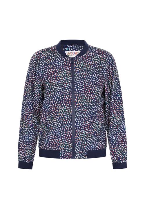 myMo ATHLSR Overgangsjakke  blå / indigo / grøn / hvid