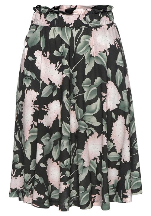 BUFFALO Nederdel  grøn / pudder / sort