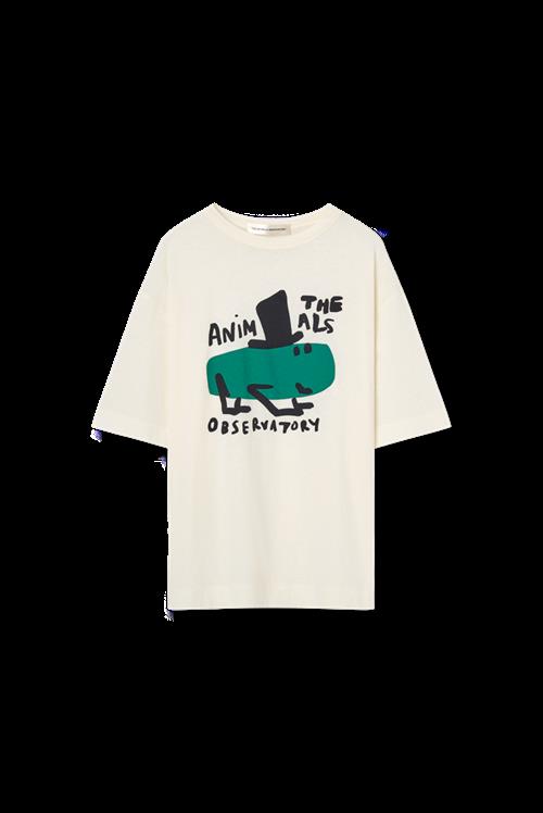 The Animals Observatory Collie T-shirt Raw White  Raw White 4 Y  Hvid  4 år  unisex