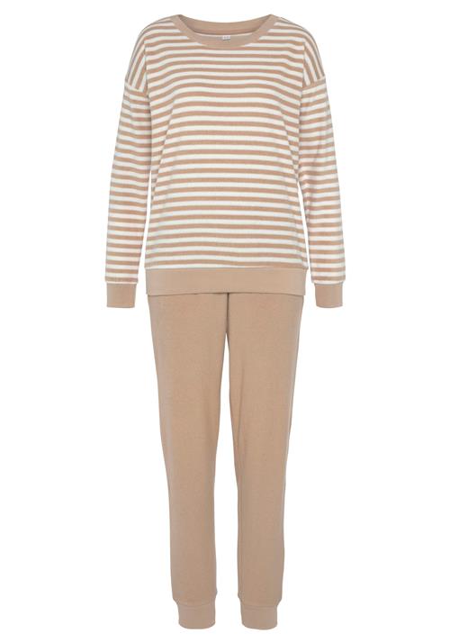 VIVANCE Pyjamas 'Dreams'  nude / hvid