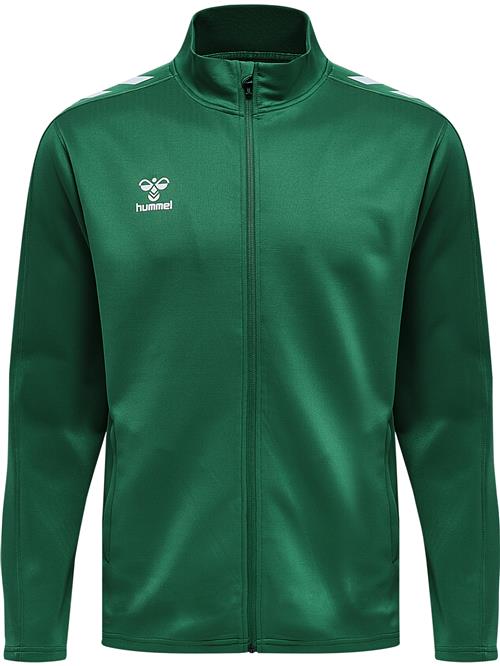 Hummel Sportssweatjakke 'CORE XK POLY'  gran / hvid