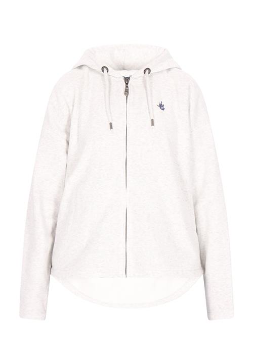 DreiMaster Vintage Sweatjakke  marin / hvid-meleret