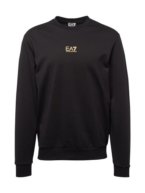 EA7 Emporio Armani Sweatshirt  gylden gul / sort