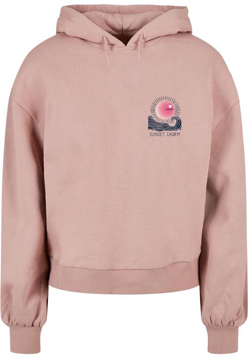 Merchcode Sweatshirt 'Sunset Charm'  navy / gammelrosa / lys pink