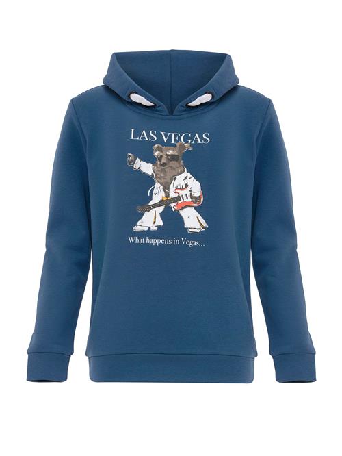 Williot Sweatshirt  safir / taupe / hummer / hvid