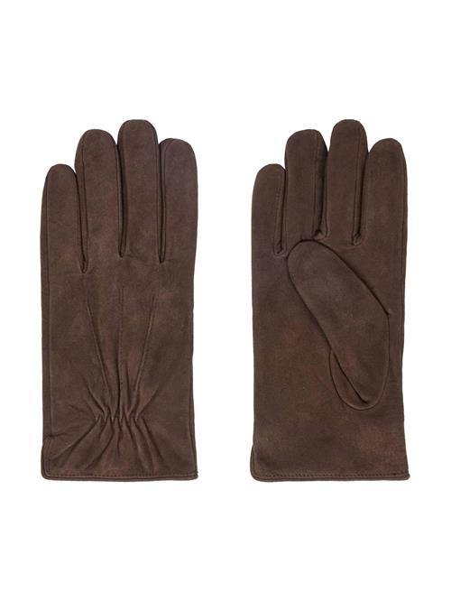 Boggi Milano Fingerhandsker  mørkebrun