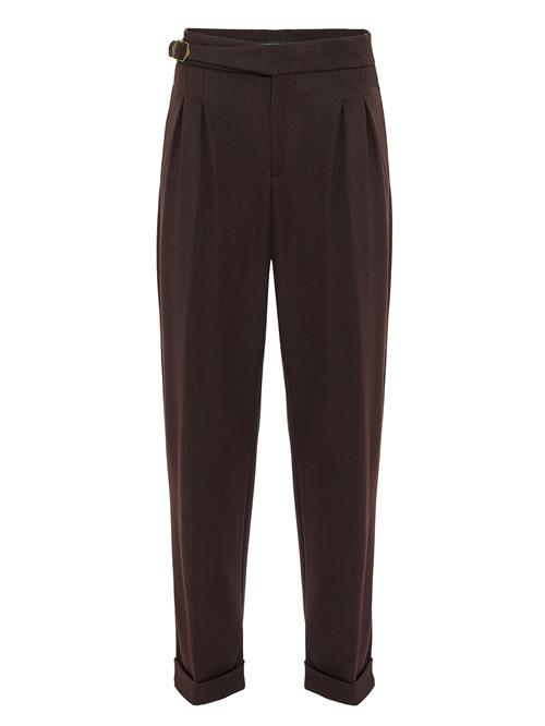 Antioch Bukser med lægfolder  brun