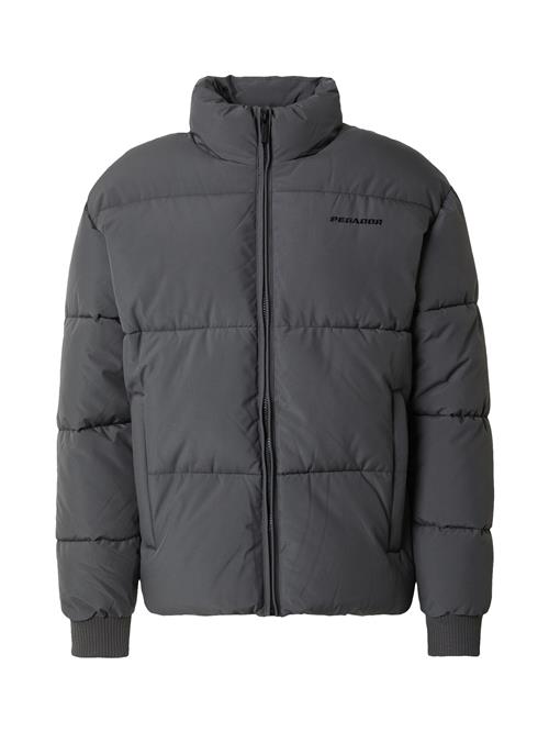 Pegador Vinterjakke 'Solin'  mørkegrå / sort