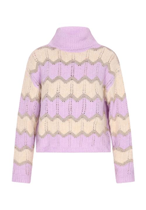 IZIA Pullover  nude / mørkebeige / lavendel