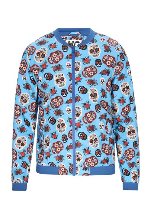 Mo ATHLSR Overgangsjakke  creme / safir / lyseblå / rød