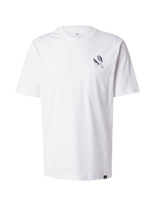 ADIDAS SPORTSWEAR Funktionsskjorte 'Lounge Slides'  sort / hvid