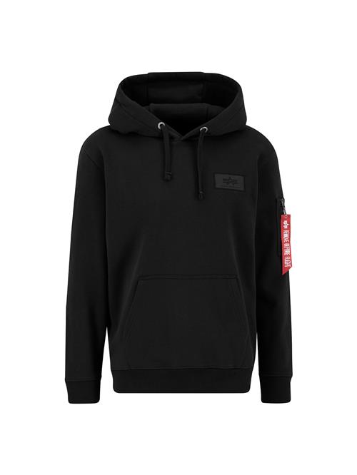 ALPHA INDUSTRIES Sweatshirt  rød / sort / hvid